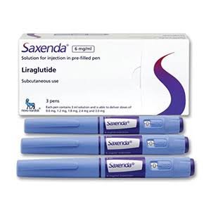 Saxenda liraglutide prefilled injection pen